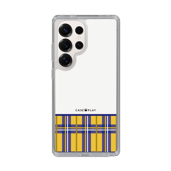 Slim Protection Case［ CASEPLAY Tartan Check - Yellow ］