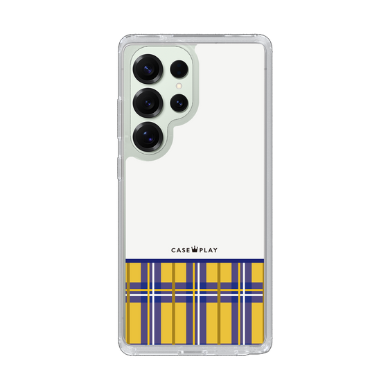 Slim Protection Case［ CASEPLAY Tartan Check - Yellow ］
