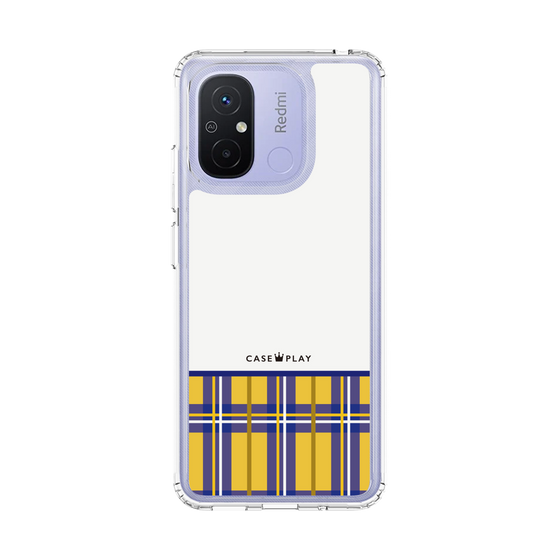 Slim Protection Case［ CASEPLAY Tartan Check - Yellow ］