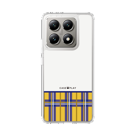 Slim Protection Case［ CASEPLAY Tartan Check - Yellow ］