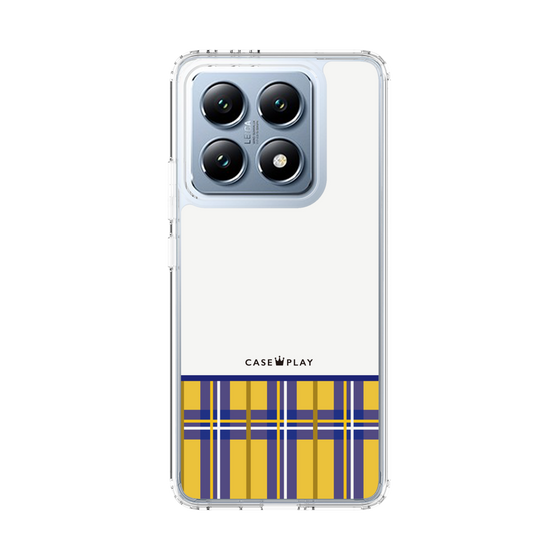 Slim Protection Case［ CASEPLAY Tartan Check - Yellow ］