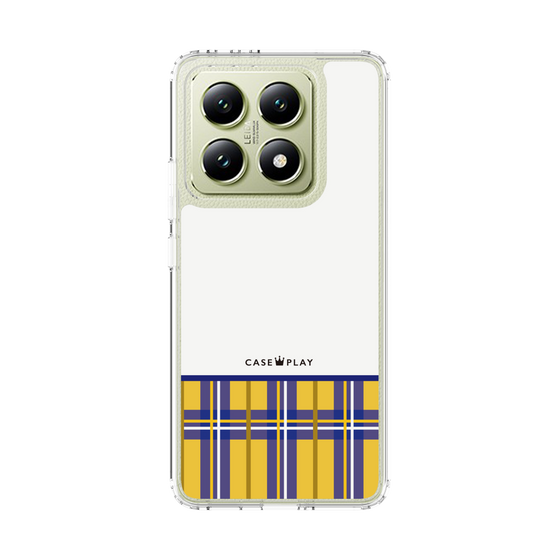 Slim Protection Case［ CASEPLAY Tartan Check - Yellow ］