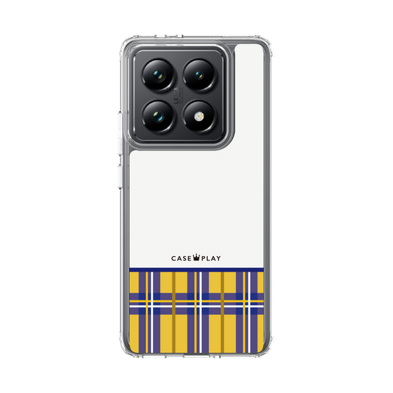 Slim Protection Case［ CASEPLAY Tartan Check - Yellow ］