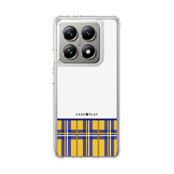 Slim Protection Case［ CASEPLAY Tartan Check - Yellow ］