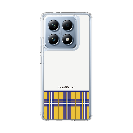 Slim Protection Case［ CASEPLAY Tartan Check - Yellow ］