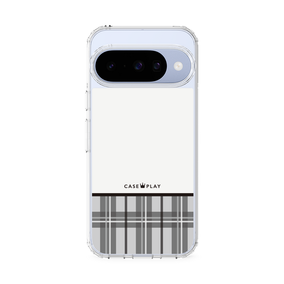 Slim Protection Case［ CASEPLAY Tartan Check - Gray ］