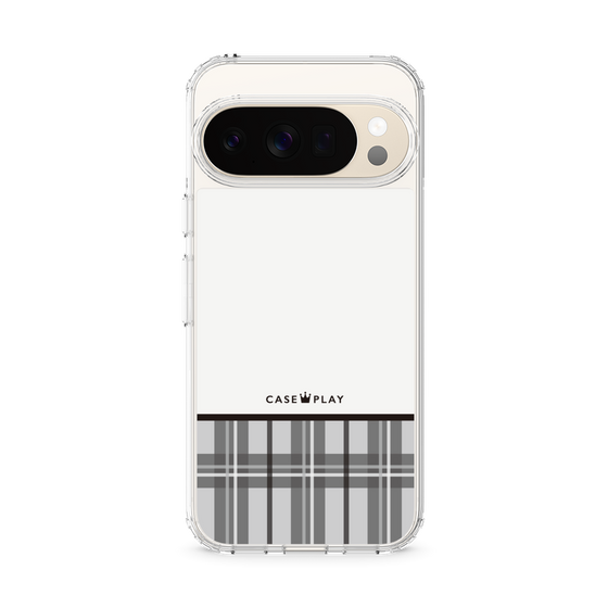 Slim Protection Case［ CASEPLAY Tartan Check - Gray ］