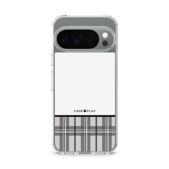 Slim Protection Case［ CASEPLAY Tartan Check - Gray ］