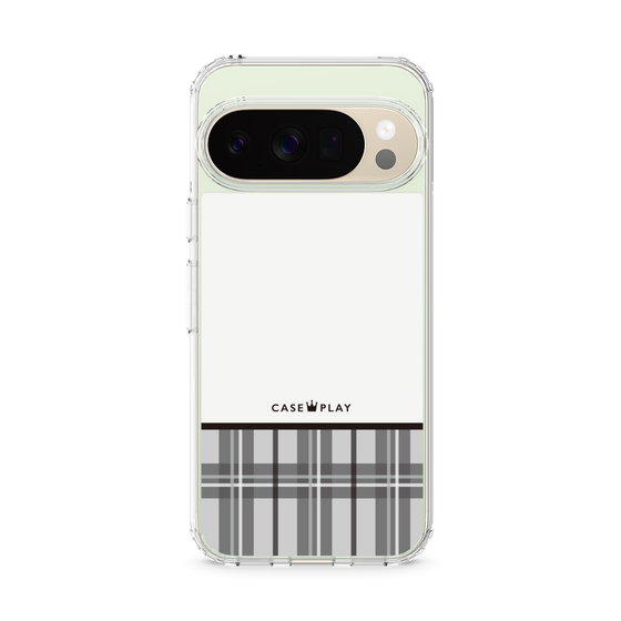 Slim Protection Case［ CASEPLAY Tartan Check - Gray ］