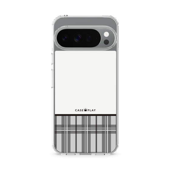 Slim Protection Case［ CASEPLAY Tartan Check - Gray ］