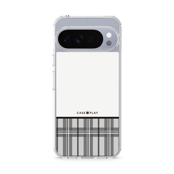 Slim Protection Case［ CASEPLAY Tartan Check - Gray ］