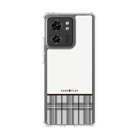 Slim Protection Case［ CASEPLAY Tartan Check - Gray ］
