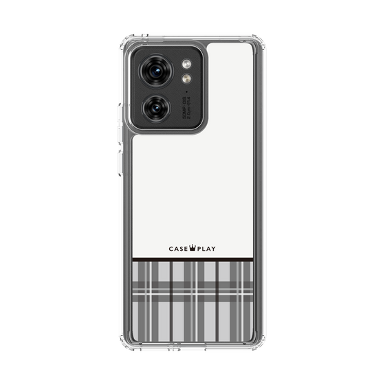 Slim Protection Case［ CASEPLAY Tartan Check - Gray ］