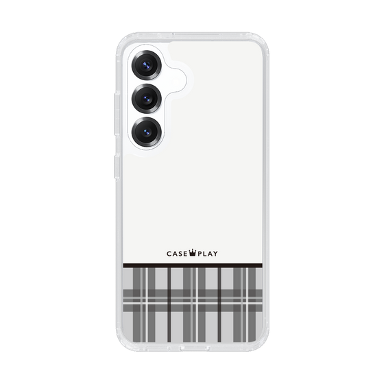Slim Protection Case［ CASEPLAY Tartan Check - Gray ］