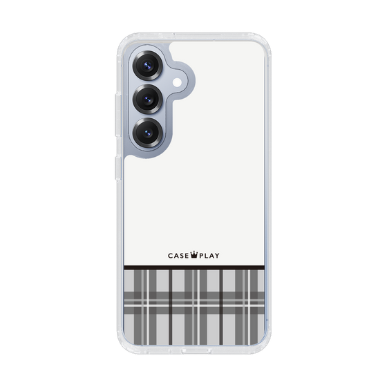 Slim Protection Case［ CASEPLAY Tartan Check - Gray ］