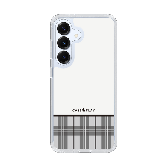 Slim Protection Case［ CASEPLAY Tartan Check - Gray ］