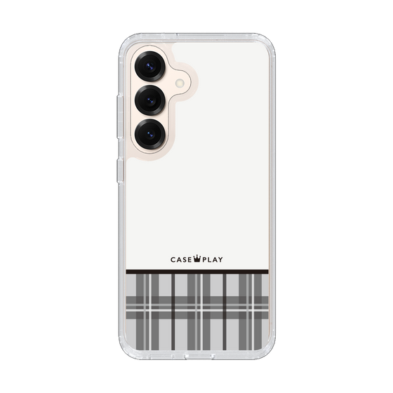 Slim Protection Case［ CASEPLAY Tartan Check - Gray ］