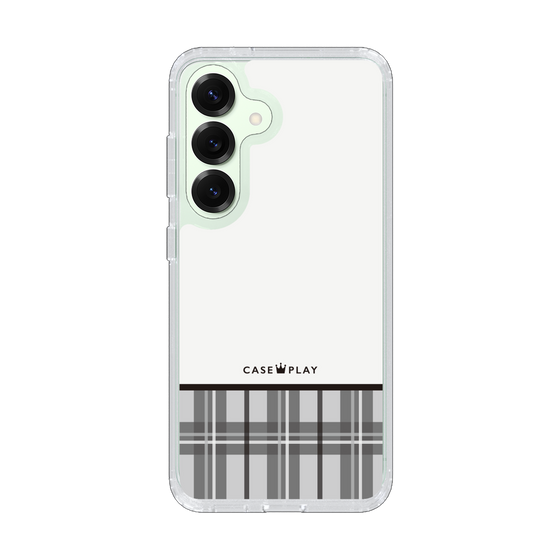 Slim Protection Case［ CASEPLAY Tartan Check - Gray ］