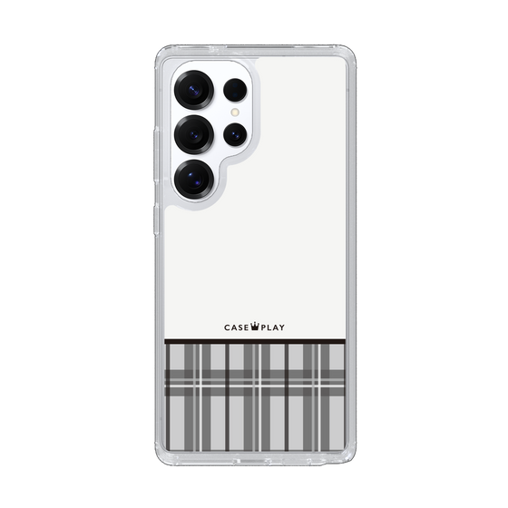 Slim Protection Case［ CASEPLAY Tartan Check - Gray ］