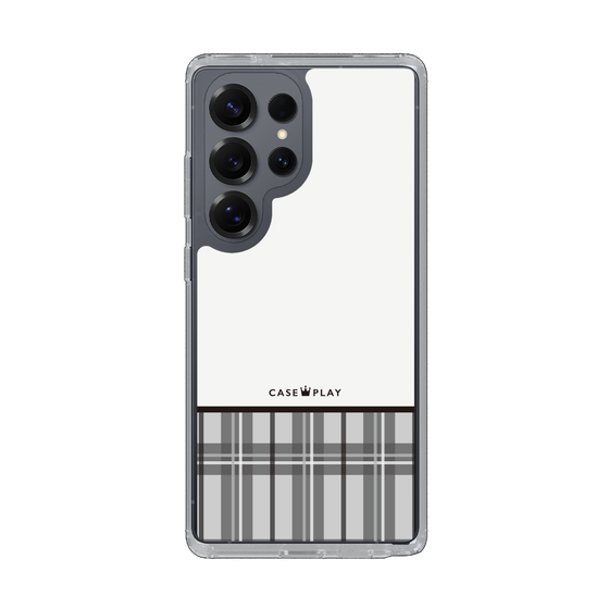 Slim Protection Case［ CASEPLAY Tartan Check - Gray ］
