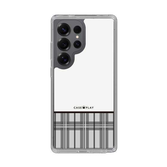Slim Protection Case［ CASEPLAY Tartan Check - Gray ］