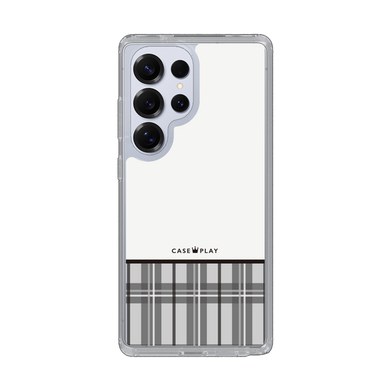 Slim Protection Case［ CASEPLAY Tartan Check - Gray ］