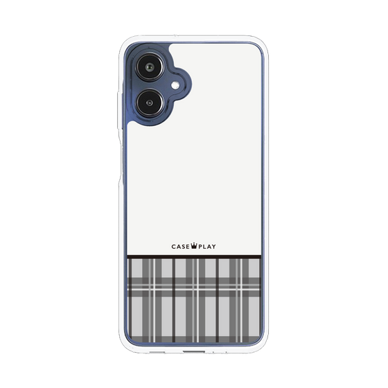 Slim Protection Case［ CASEPLAY Tartan Check - Gray ］