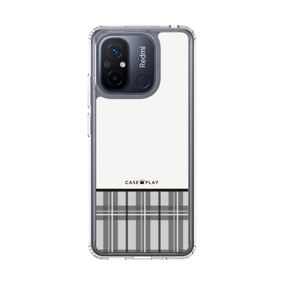 Slim Protection Case［ CASEPLAY Tartan Check - Gray ］