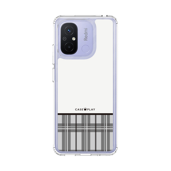 Slim Protection Case［ CASEPLAY Tartan Check - Gray ］