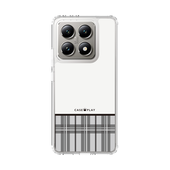 Slim Protection Case［ CASEPLAY Tartan Check - Gray ］