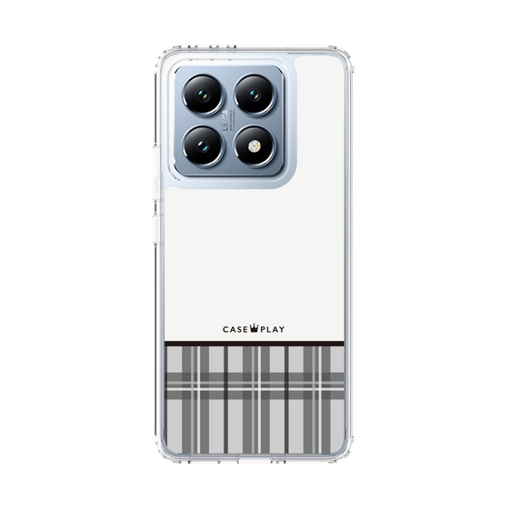 Slim Protection Case［ CASEPLAY Tartan Check - Gray ］