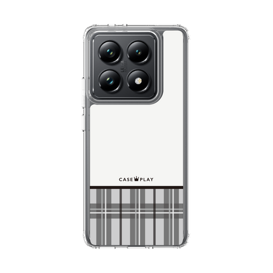 Slim Protection Case［ CASEPLAY Tartan Check - Gray ］