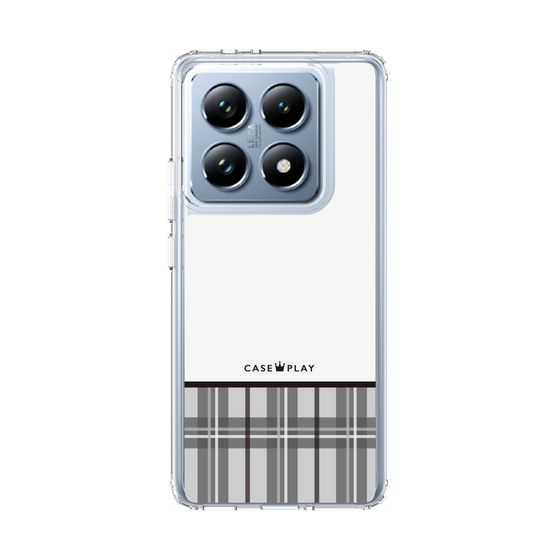 Slim Protection Case［ CASEPLAY Tartan Check - Gray ］