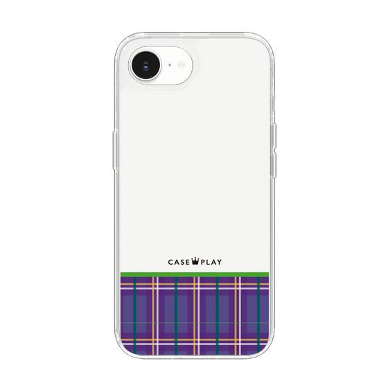 Slim Protection Case［ CASEPLAY Tartan Check - Purple ］