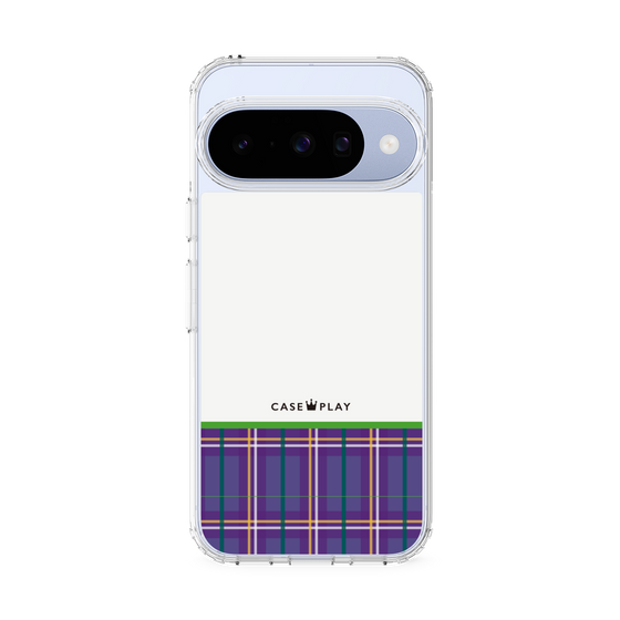 Slim Protection Case［ CASEPLAY Tartan Check - Purple ］