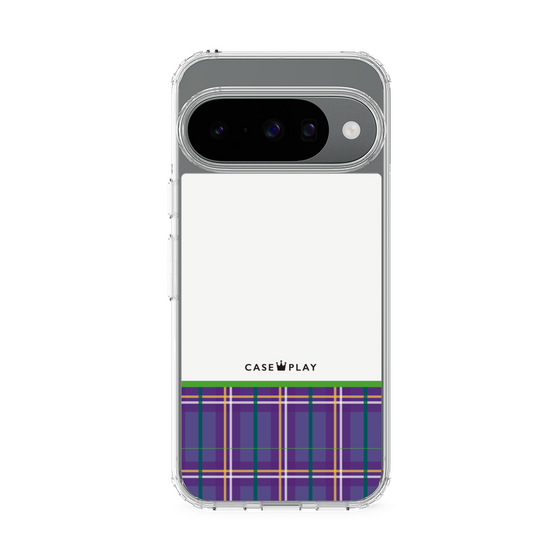 Slim Protection Case［ CASEPLAY Tartan Check - Purple ］
