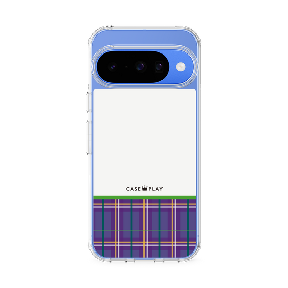Slim Protection Case［ CASEPLAY Tartan Check - Purple ］