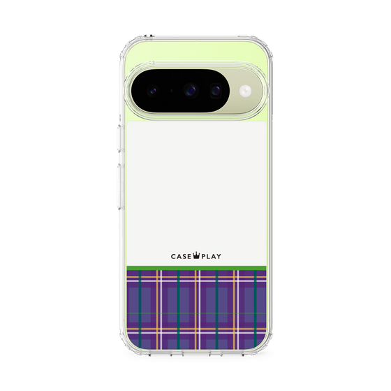 Slim Protection Case［ CASEPLAY Tartan Check - Purple ］