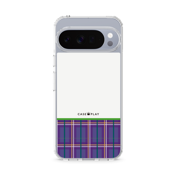 Slim Protection Case［ CASEPLAY Tartan Check - Purple ］