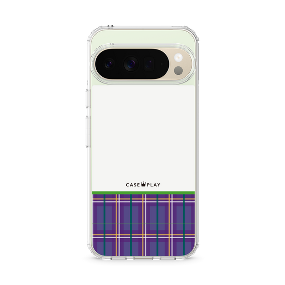 Slim Protection Case［ CASEPLAY Tartan Check - Purple ］