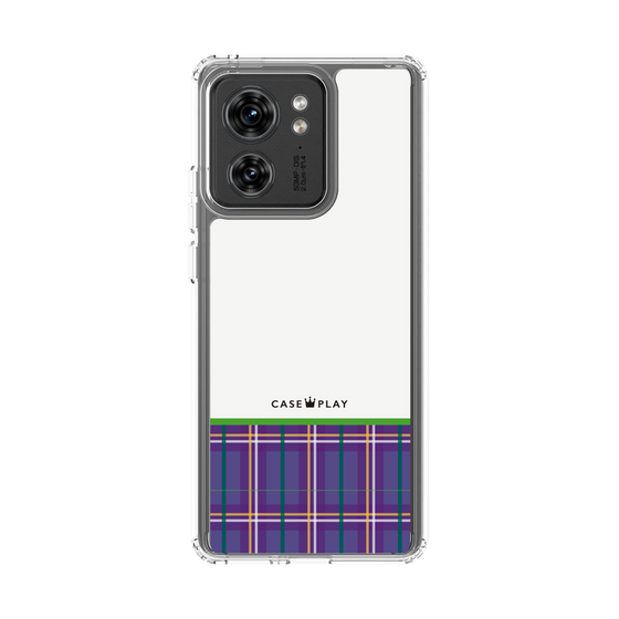Slim Protection Case［ CASEPLAY Tartan Check - Purple ］