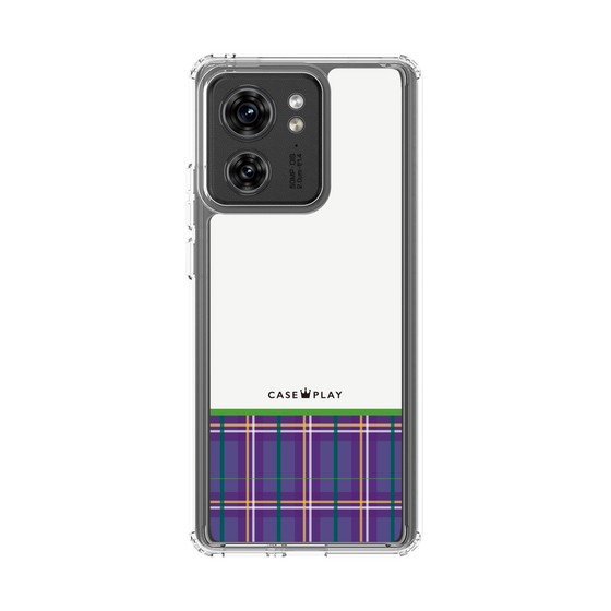 Slim Protection Case［ CASEPLAY Tartan Check - Purple ］