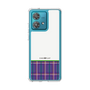 Slim Protection Case［ CASEPLAY Tartan Check - Purple ］