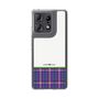 Slim Protection Case［ CASEPLAY Tartan Check - Purple ］