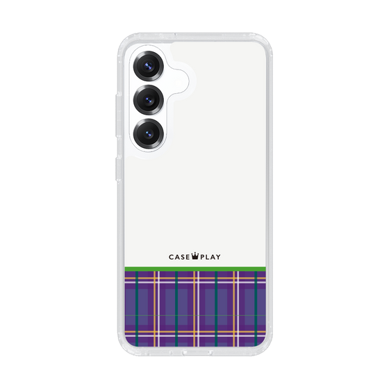 Slim Protection Case［ CASEPLAY Tartan Check - Purple ］