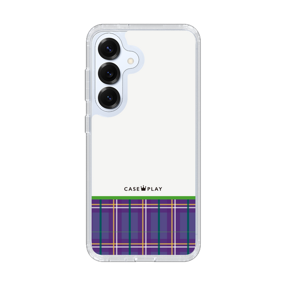 Slim Protection Case［ CASEPLAY Tartan Check - Purple ］