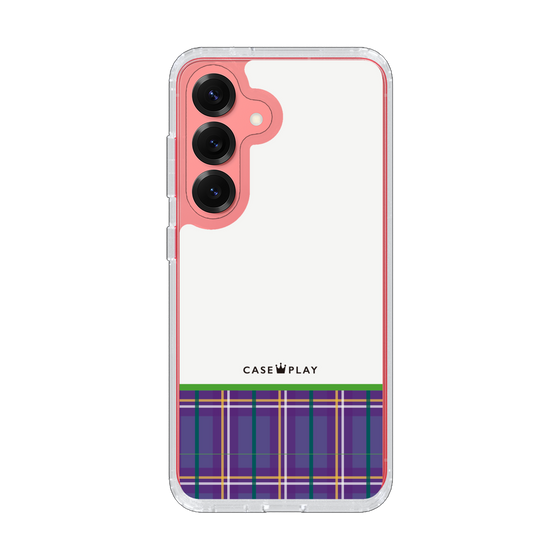 Slim Protection Case［ CASEPLAY Tartan Check - Purple ］