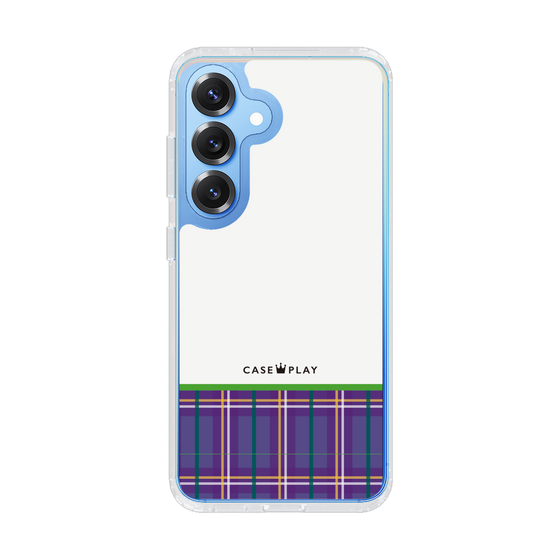 Slim Protection Case［ CASEPLAY Tartan Check - Purple ］