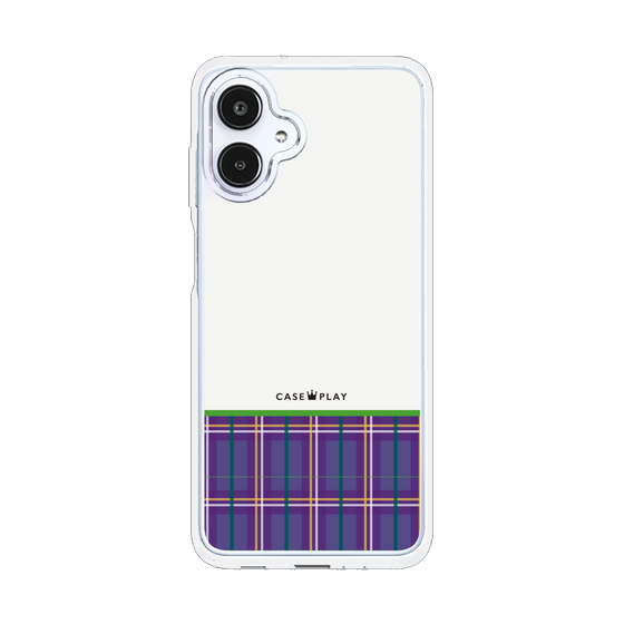 Slim Protection Case［ CASEPLAY Tartan Check - Purple ］