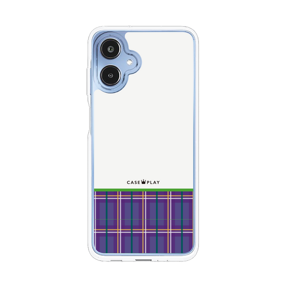 Slim Protection Case［ CASEPLAY Tartan Check - Purple ］